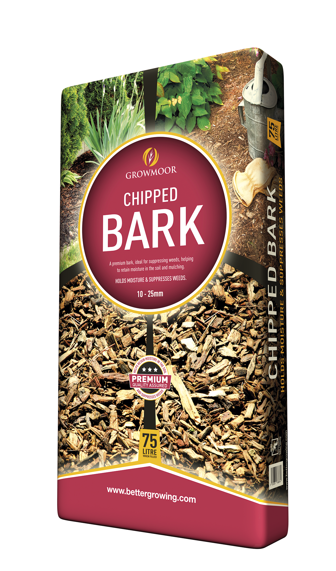 Growmoor Chipped Bark 75L