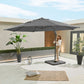 Genesis Cantilever Parasol - 3.5m Round - Grey