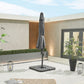 Genesis Cantilever Parasol - 3.5m Round - Grey